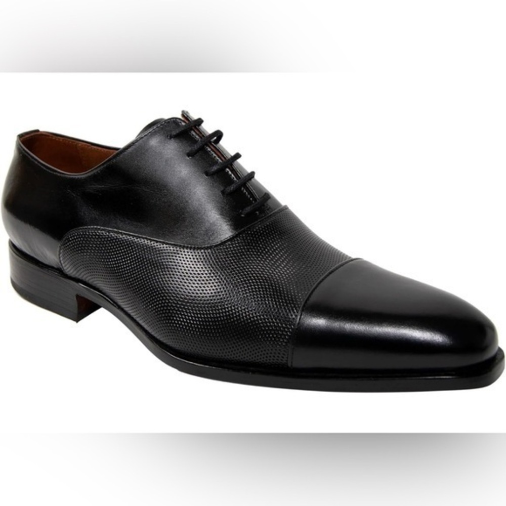 Arggie Handmade Leather Oxford Dress Shoes Black Size 11 (Worn Once)
